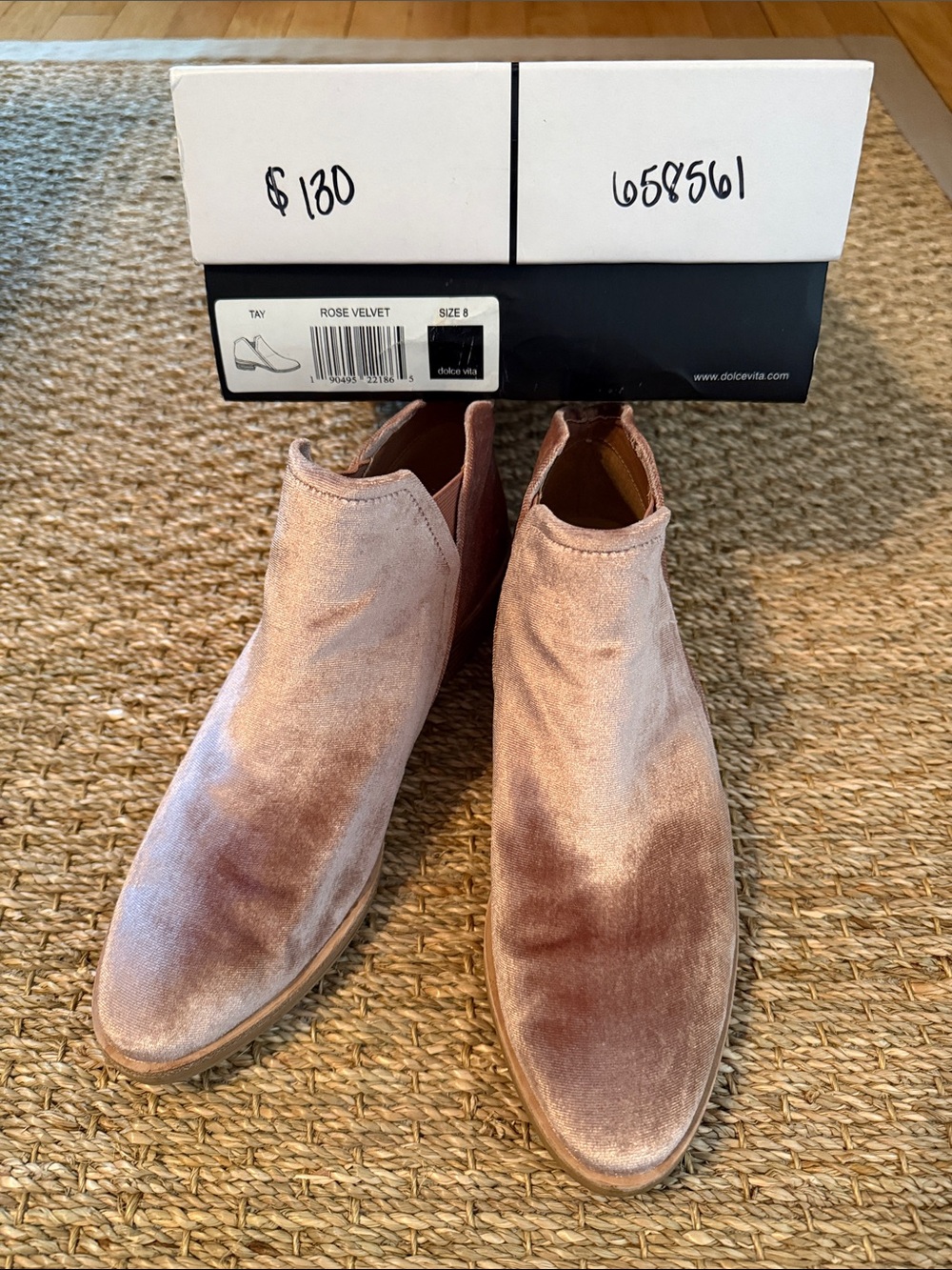 Dolce Vita Rose Velvet Boots